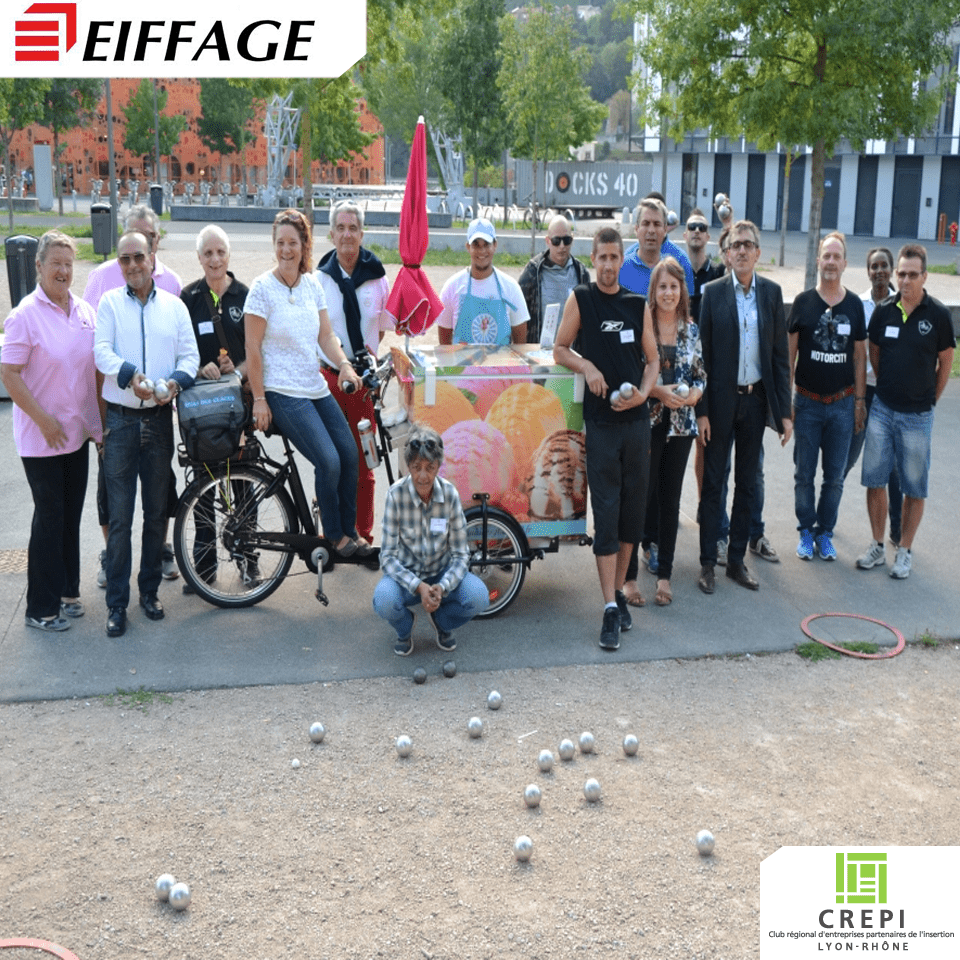 Eiffage CREPI - Solidarity petanque tournament, Lyon Confluence 2016